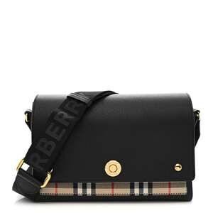 Burberry Coated Canvas Calfskin Vintage #231170B11B